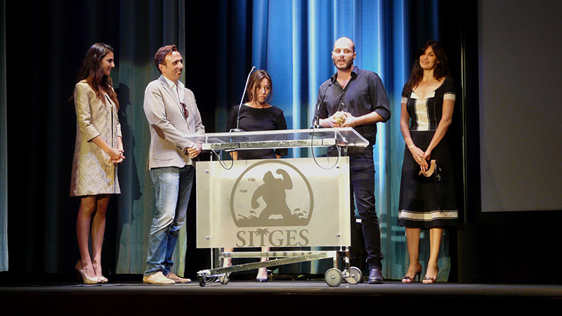 fabrice du welz recibe el premio melies en festival de Sitges