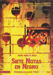 Siete notas en negro poster de siete notas en negro sette note in nero de lucio fulci