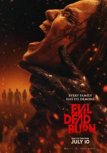 Evil dead burn póster
